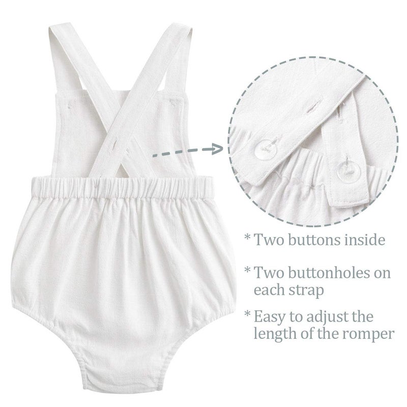 Simplee kids Unisex Baby Onesie Cute Baby Romper Boy Infant Summer Jumpsuits Sleeveless 6-12 Months - Image 3